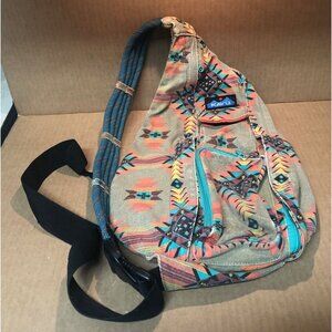 KAVU rope sling bag Mojave Oasis retired print Aztec Southwestern